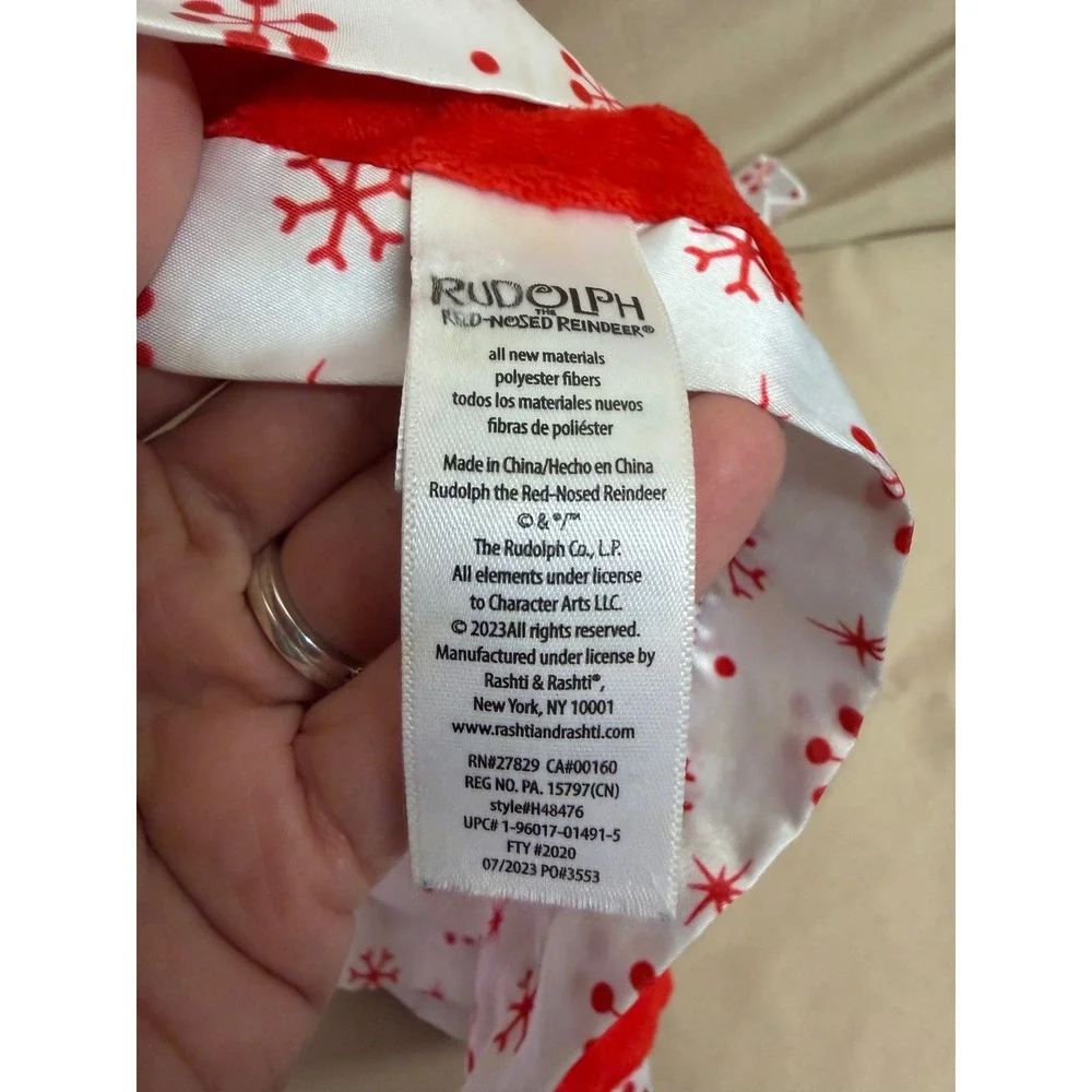Rudolph Red-Nosed Reindeer My First Rudolph Baby Security Blanket Lovey H48476